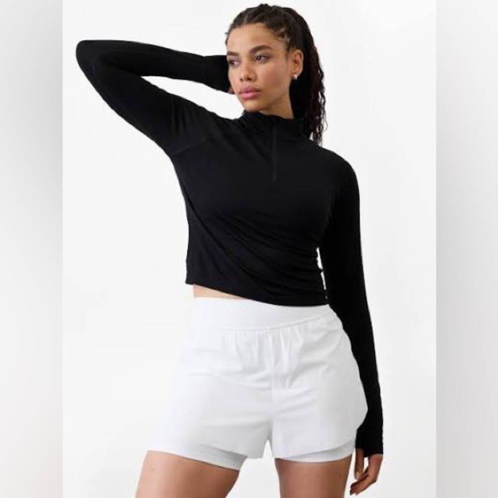 Athleta Momentum Seamless Crop Long Sleeve